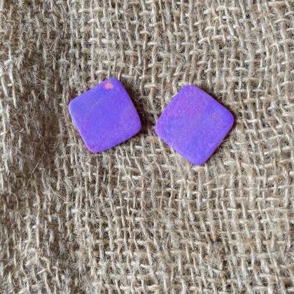 Square Up Polymer Clay Earrings | Unique Polymer..