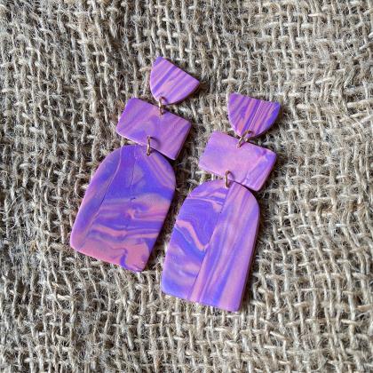 Opal | Purple Skies Collection Polymer Clay..